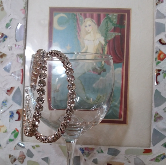 💕last one!!!beautiful large hoop earrings - Picture 4 of 8